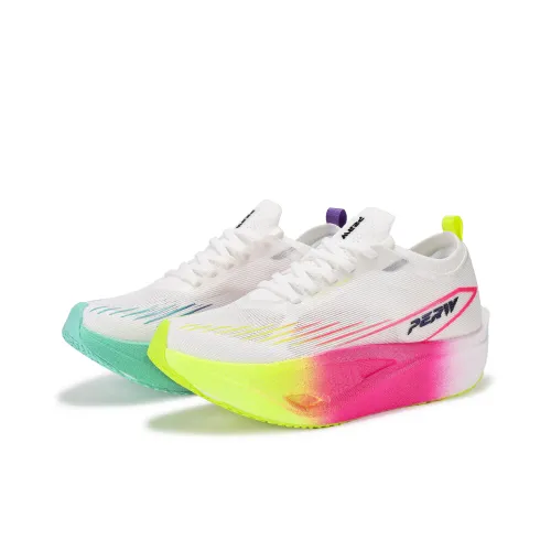 PERW Низкий топ беговые кроссовки унисекс несоответствующие цвета радужный после дождя