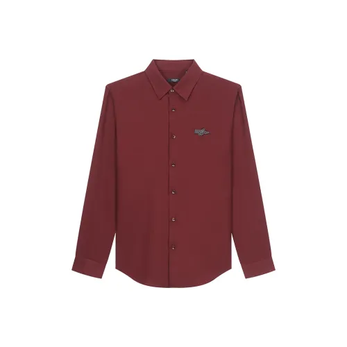 LIU·JO UOMO Рубашка Мужская Бордовая