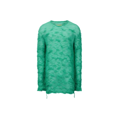 MM6 MAISON MARGIELA FW24 Свитер Мужской Изумрудно-зеленый
