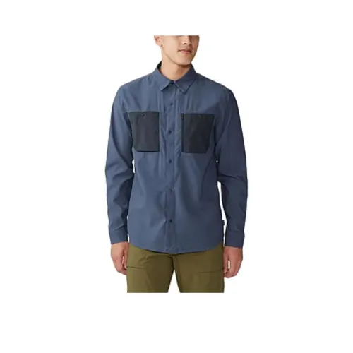 MOUNTAIN HARDWEAR Рубашка Мужская Синяя