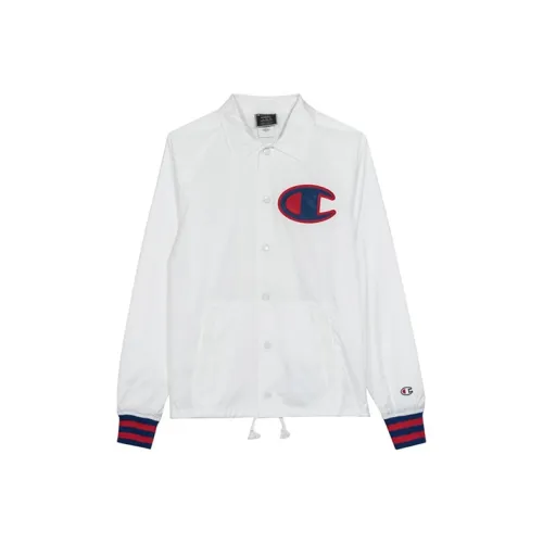 Champion Куртка Американская версия Унисекс Белый