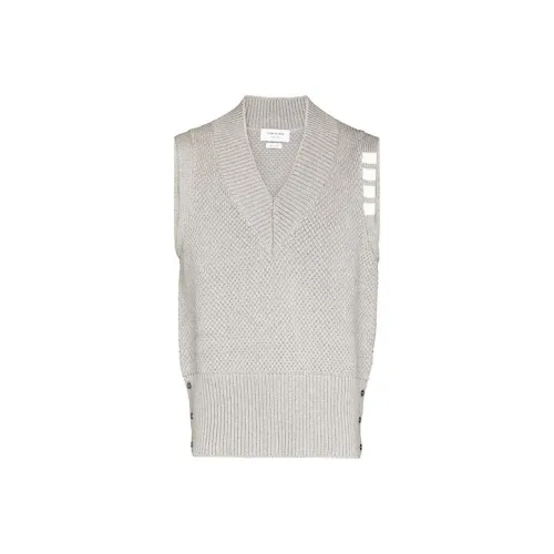 THOM BROWNE Серый Мужской Трикотаж