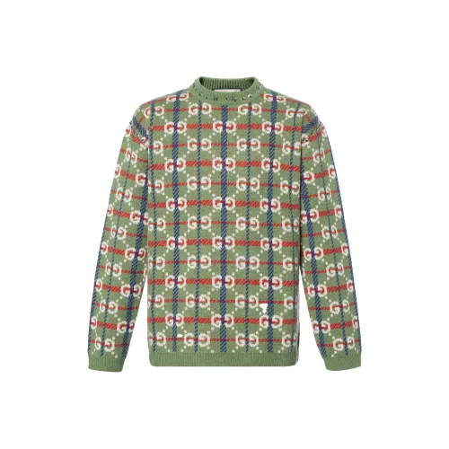 GUCCI Зеленые Мужские Свитера