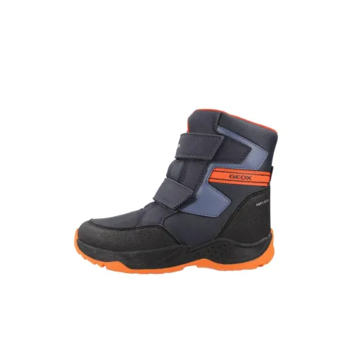 GEOX Sentiero abx Детские зимние сапоги Синий черный Kids