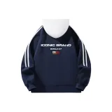 Темно-синий и белый