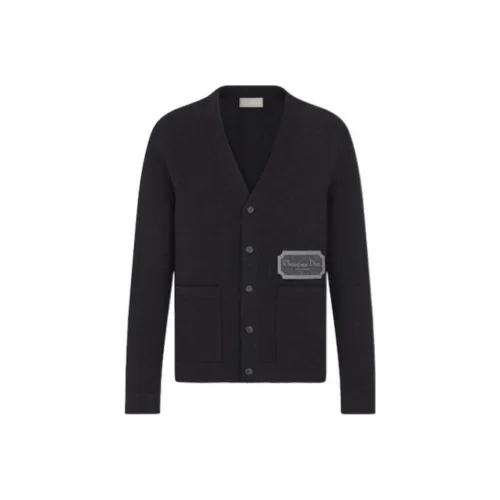 DIOR FW22 Кашемир Свитер Мужской Черный