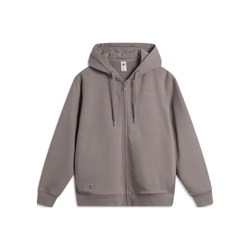 LINING Толстовка Унисекс Дерево Серый Коричневый