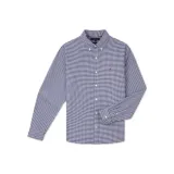 Синий Белый Клетка Узор 0MT