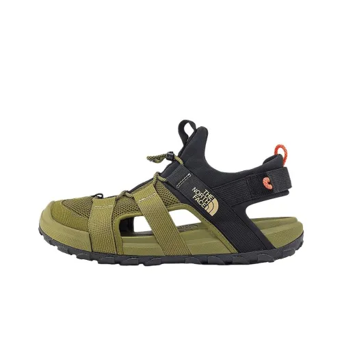 THE NORTH FACE EXPLORE CAMP Slip-on Устойчивая и Дышащая Горная Обувь Мужская Зеленая Черная