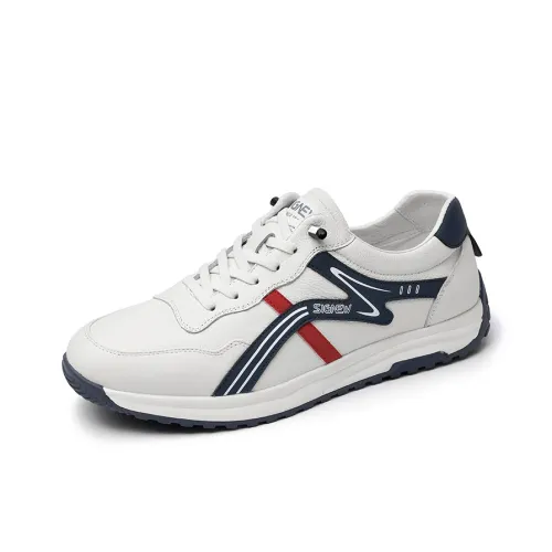 Cigna Низкий Топ Casual Мужской Белый Красный