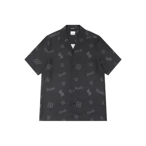 Ksubi Kash Коробка Resort SS Рубашка Coal Рубашка Мужская Угольный Черный