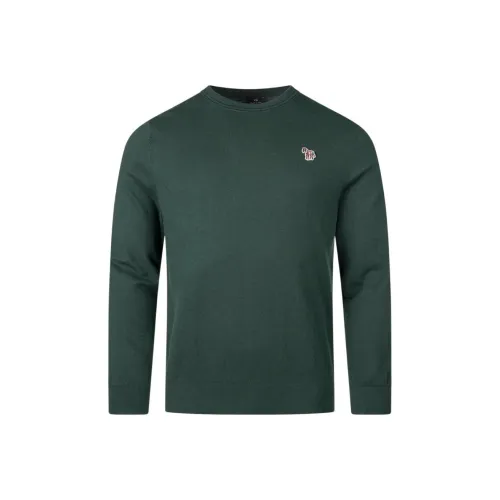 Paul Smith Темно-зеленые мужские свитеры