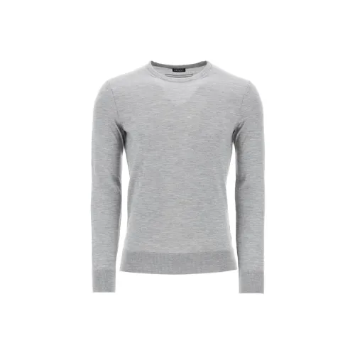 Ermenegildo Zegna Серые Мужские Свитера