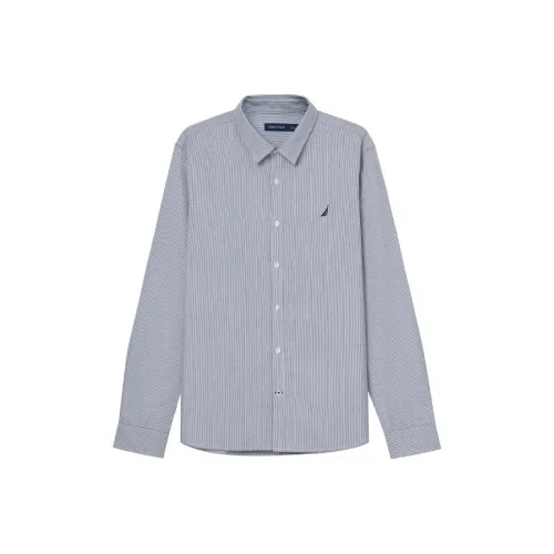 Nautica 4NV Темно-синий 241 Мужская Рубашка