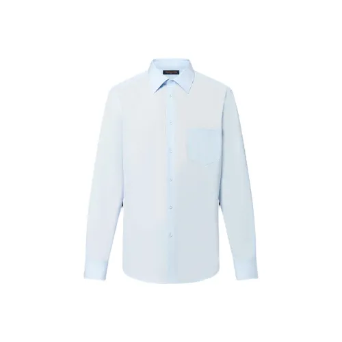 LOUIS VUITTON FW24 Рубашка Мужская Glacier Blue