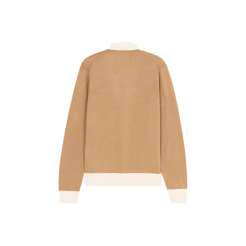 Maison Kitsune Maison Kitsune Back To Series Хаки Унисекс Свитеры