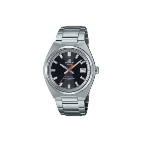 CASIO EDIFICE Кварцевый механизм нержавеющая сталь ремешок мужские часы черный циферблат