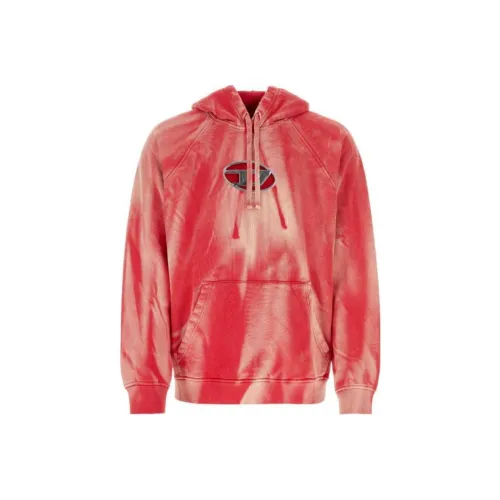 DIESEL Red Men's Sweatshirts DIESEL Красные Мужские Толстовки