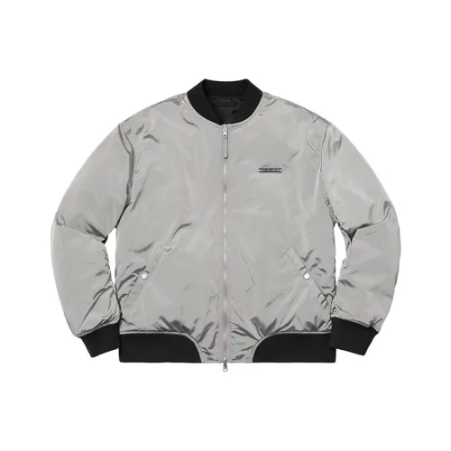 Supreme x SS19 x Jean Paul Gaultier Двусторонний рюкзак MA 1 серебряного цвета унисекс цвет