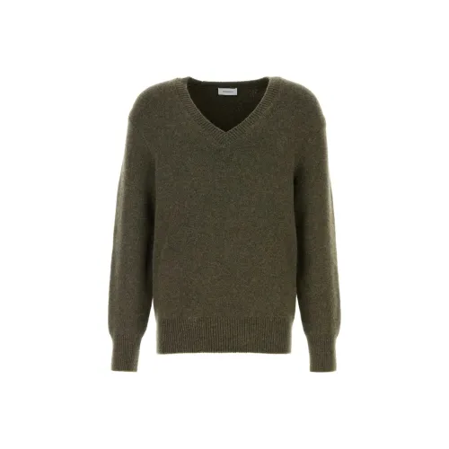 Ferragamo FW24 Свитер Мужской Темно-зеленый