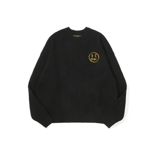 Drew House Smiley Collection Черный Унисекс Свитеры