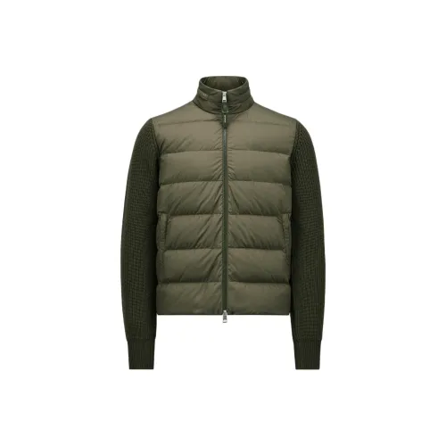 MONCLER Темно-зеленые Мужские Свитера
