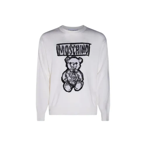 MOSCHINO Белые Мужские Свитера