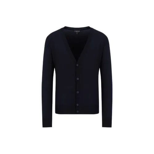 EMPORIO ARMANI FW22 Трикотаж Мужской Морской Синий