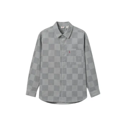 Levi's Denim Drifter Series Рубашка Мужская Светло-Серый