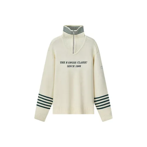 KSWISS Свитер Мужской Flowing Cloud White