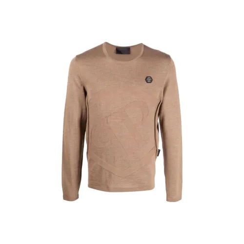 PHILIPP PLEIN FW22 Свитер Мужской Коричневый