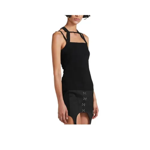 DION LEE Черная унисекс камисоли