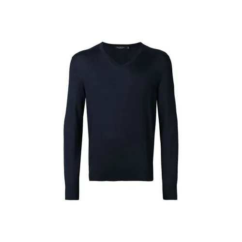 Ermenegildo Zegna Темно-синий Синий Мужской Кашемировые Свитера