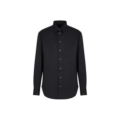 EMPORIO ARMANI Рубашка Мужская Черная
