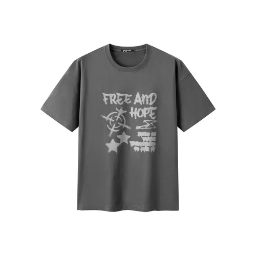 Gxg Jeans T-Shirt Мужской Темно-Серый