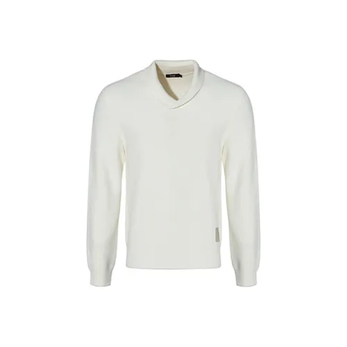 RARE Экрю Мужские кашемировые свитеры