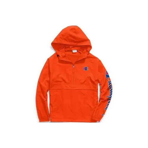 Champion Куртки Пальто Версия для США Унисекс Оранжевый