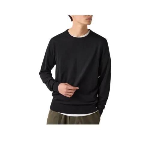 UNIQLO Мужские черные свитера