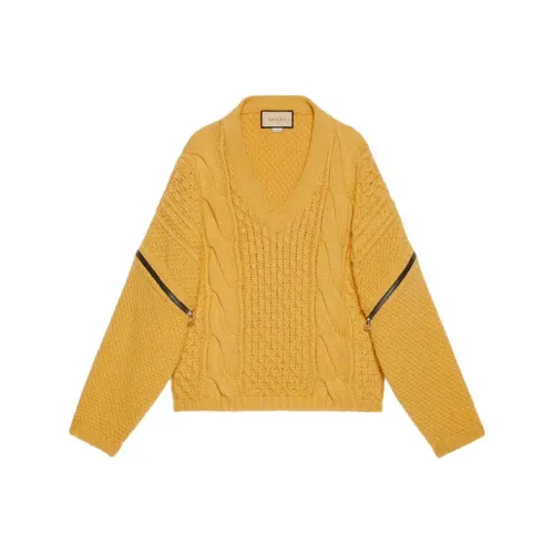 GUCCI Желтые Мужские Свитера
