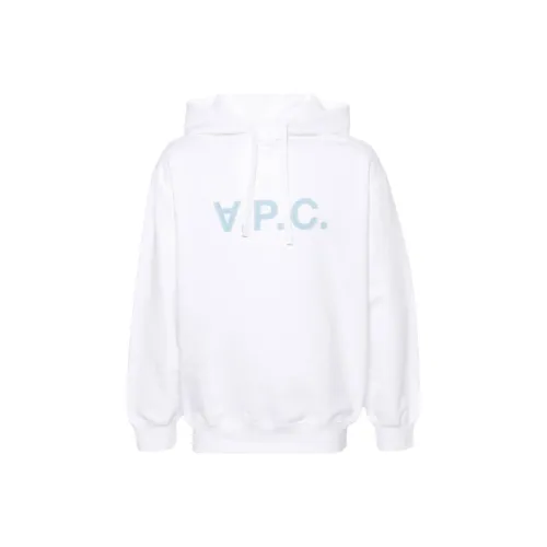 A.P.C. Joint Paragraph Белый Мужской Свитшот