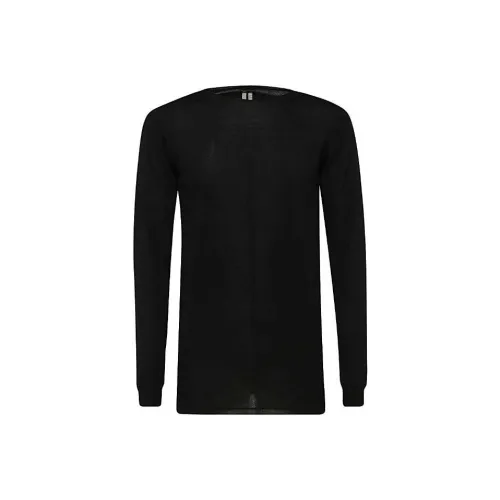 RICK OWENS Черные Мужские Кашемировые Свитера
