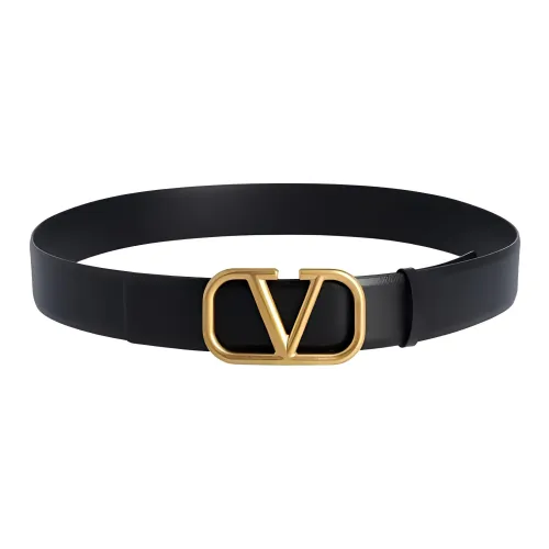 Valentino Минималистский стиль Модный плавный замок Кожаные ремни Мужской