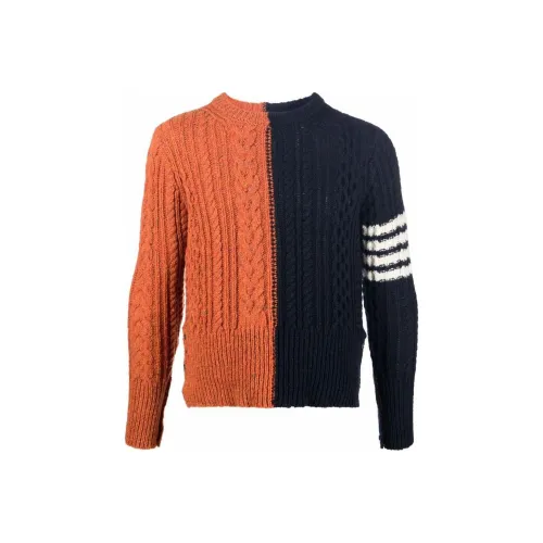 THOM BROWNE· FW22 Свитер Мужской Оранжевый Красный