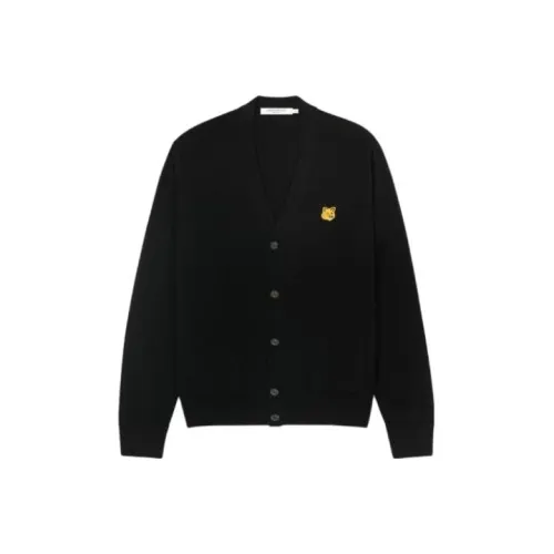 Maison Kitsune Мужские черные свитеры