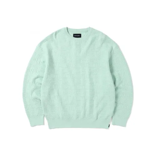 Thisisneverthat Мятно-зеленый Унисекс Свитеры