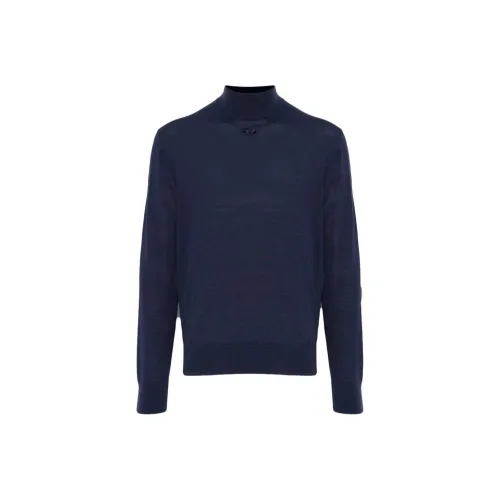 DIESEL Темно-синие мужские свитеры