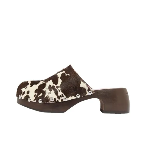 Carel Домашние тапочки 5 см Женские Коричневый