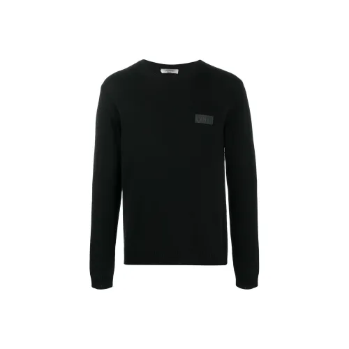 Valentino Черные Мужские Кашемировые Свитера