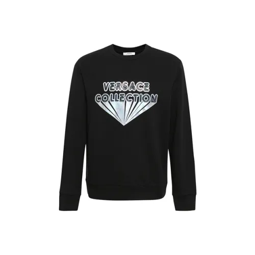 VERSACE COLLECTION Черный Мужской Трикотаж