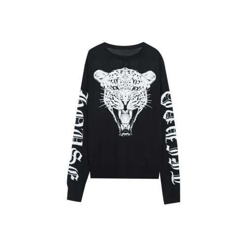 TCH Черный с белым логотипом Унисекс Свитеры